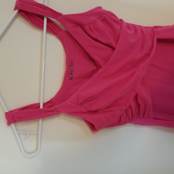 Pink Mini Dress with Built-in Cami Bra - Picture 3 of 10